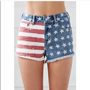 Bullhead American Flag Shorts